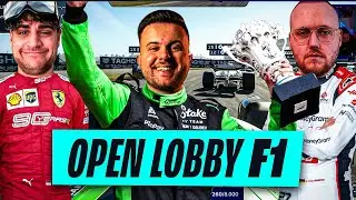 Broski GEWINNT sein 1. RENNEN 😍🏆 F1 OPEN LOBBY mit ZARBEX, ELIGELLA, KROKO uvm.. 🏎️