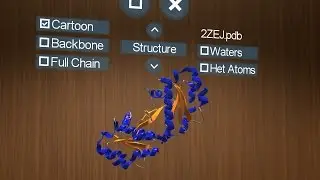 3D Molecule Viewer of PDB files