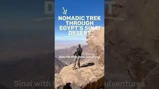 Nomadic Trek Through Egypt's Sinai Desert #egypt #sinaidesert #trek