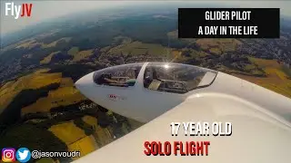 A Day in the Life as a Glider Pilot - Solo Flight MOTIVATION [HD]