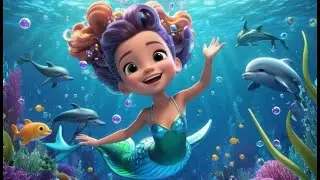 Mermaids Splashing in the Sea | Magical Nursery Rhyme for Toddlers | Fun Mermaid Splash Song