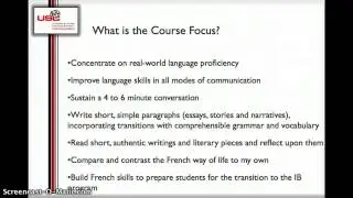 MYP French 3 USC