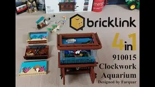 Brick Link AFOL Designer Program 910015 Clockwork Aquarium Alternative Hintergr&uuml;nde - Speedbuild