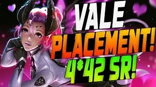 VALE FINAL PLACEMENT GAME! 4*42 SR? PRO MERCY! [ OVERWATCH SEASON 9 START TOP 500 ]