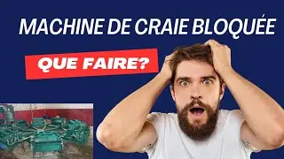MACHINE DE CRAIES BLOQUÉE.  QUOI FAIRE?