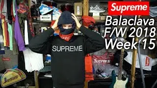 Supreme F/W 18 Week 16 Balaclava + earflap cap