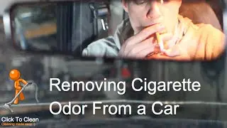 Remove cigarette smell from a car with Chlorine Dioxide.