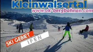 Ski Gebiet IFEN Kleinwalsertal, Abfahrt Piste IF4 ( Blau )
