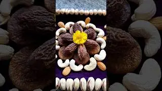 Stunning dry fruit decoration in minutes #nutdecoration✨