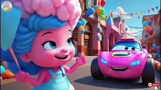 🚗 The Bubblegum Racing Car Parade | ABC Fun for Kids | MomoMello & MerryMilo