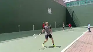 Frontenis honor 2a partida semifinal play off San Cristóbal VS Rivas
