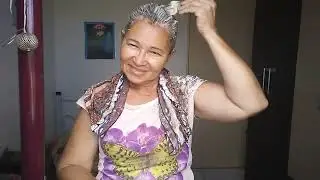 pintando  o cabelo em casa/ com Colore  8.0 +7.0 louro médio e louro claro @terezinhasilva 3254