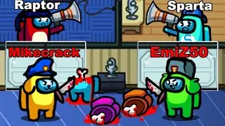 LOS ASESINOS mas PELIGROSOS del MUNDO 😈🔪 AMONG US - MIKECRACK y SPARTA