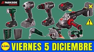 🔥 NUEVO CAT&Aacute;LOGO LIDL PARKSIDE (5 DICIEMBRE): TODAS las OFERTAS en PARKSIDE PERFORMANCE y M&Aacute;S