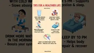 ✨ Simple Tips for a Healthier Life | Daily Habits for Better Health #healthyfoods #healthylifestyle