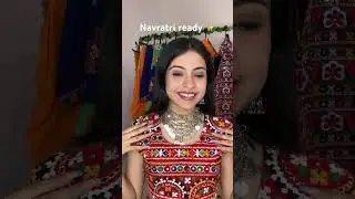 Get ready with me for Navratri ❤️✨