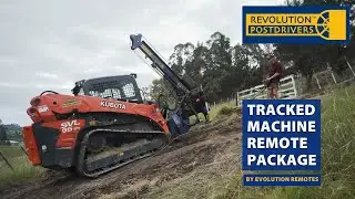 Revolutionize Your Tracked Machine with the Evolution Remote Control Package!