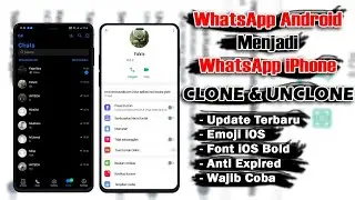 WhatsApp Android Jadi WhatsApp iPhone Terbaru 2022 || RC WA iOS v3.0
