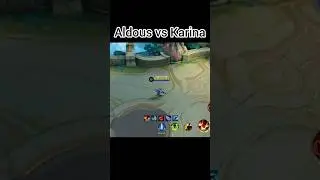 Aldous vs Karina #shorts #mlbb #mobilelegends