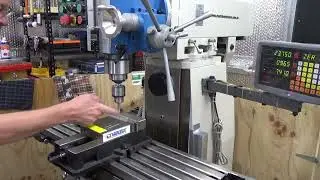 Making a project for another project (depth gauge) using edge finder and tap follower on a mill