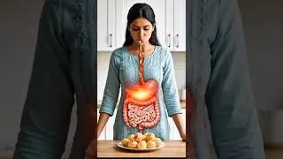 What happens inside your body after eating spicy golgappa and Pani puri? #panipuri #asmre #3danatomy