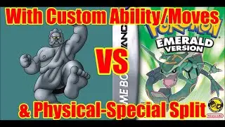 Using Living Statue from Dragon Quest as a Pokémon in Emerald (w/ Physical-Special Split)