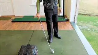 Free Golf Lesson - Better Ball Striking, Indoor Practice Tip