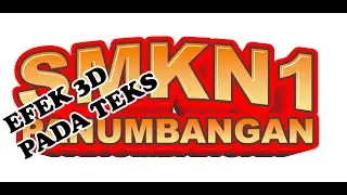 TUTORIAL MEMBUAT EFEK 3D COREL DRAW X7 | #tutorial