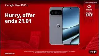 Vodafone Google pixel 10 pro winter sale advert