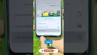 Document scan on WhatsApp 📃🗂️🗃️ #azarchannel #whatsapp #document