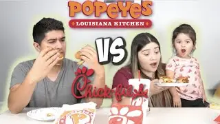 POPEYES VS CHIC-FIL-A// TASTE TESTING! Which is better?