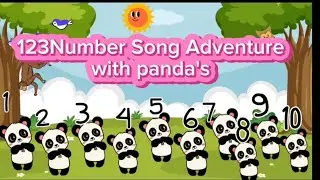 Counting Fun with Panda: Kids Number Song and Learning Adventure