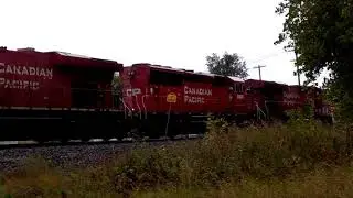 SD30 ECO! CP 9358 Westbound in Winnipeg.
