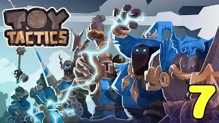 Castle Assault, 3 Armies Fighting. Frozen Ballista | Toy Tactics #7 [Spanish Gameplay]