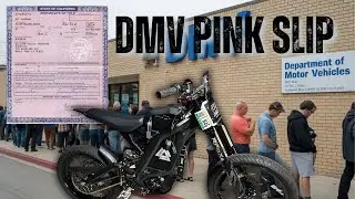 РОЗОВЫЙ ЧЕК DMV для SURRON LBX