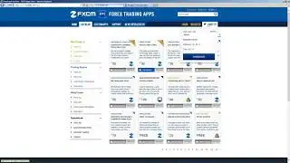 Using the FXCM App Store