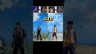 ALOK + ANTONIO VS LEON + ANTONIO SKILL TEST | FF ALL CHARACTER'S SKILL TEST #shorts