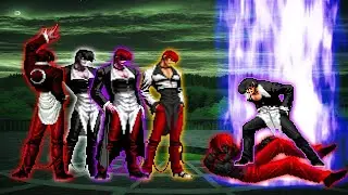 [KOF Mugen] Iori Crime Vs Iori Yagami Team