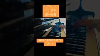 ラヴェル　ソナチネ第一楽章　#piano #ピアノ #music #ラヴェル #落ち着く音楽 #綺麗な