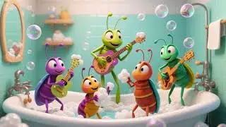 Bugs and Bubbles in a Bathtub Band &ndash; A Splashy Sing-Along Song for Kids