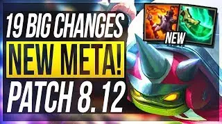 2 NEW TEASERS & NEW ITEMS!! 19 BIG CHANGES & NEW OP CHAMPS Patch 8.12 - League of Legends
