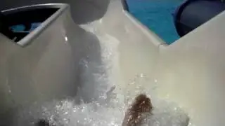 Kid Falls Off Water Slide
