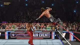 WWE 2K25 AJ Styles vs. Shinsuke Nakamura Saturday Night's Main Event 2026