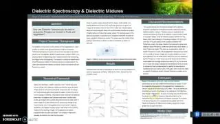 Dielectric Spectroscopy and Dielectric Mixtures (Group 13 )