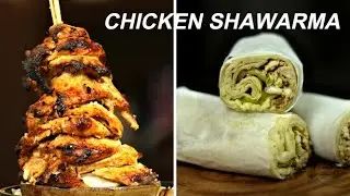 Chicken Shawarma | Restaurant Style Chicken Shawarma | Easy Shawarma at home | English