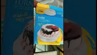 Lukzer Cake Turntable Table 360 Degree Rotating/Revolving Decorating Stand| Unboxing | Shorts | 28CM