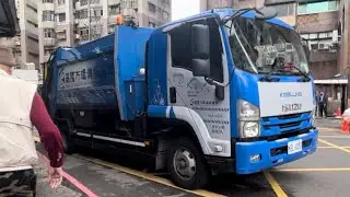 20251227(藍白海洋風塗裝!)基隆市環保局垃圾車KEL-6038回收車AAE-239