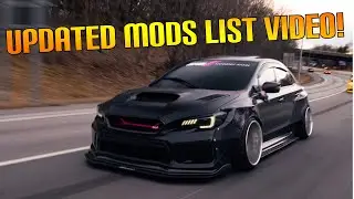 MY 2015 WIDEBODY SUBARU WRX STI FULL BUILD LIST!