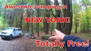 New York Camping! Shelving Rock Area of the Lake George Wild Forest