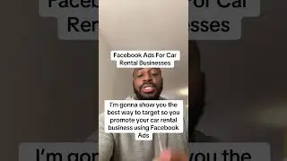 How To Promote Your Car Rental Business Using Facebook Ads